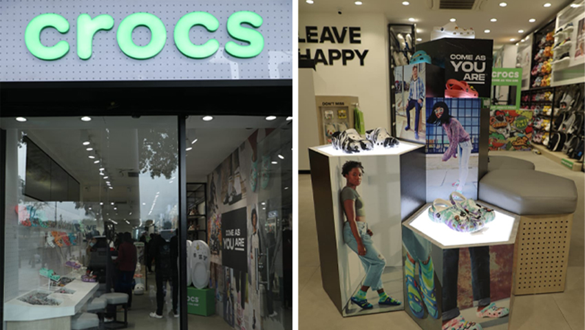 crocs showroom in cp