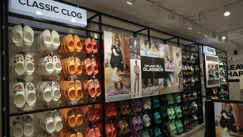 Crocs opens India's biggest store at 