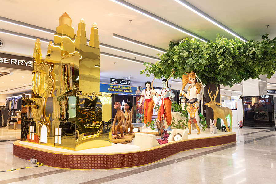 Ram setu in Pacific Mall, Calcutta