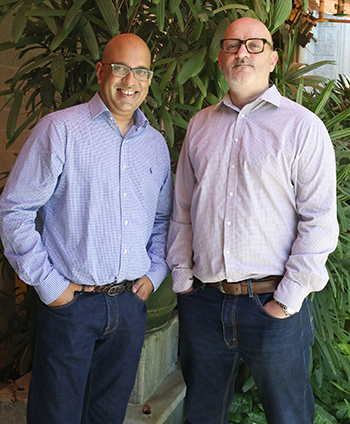 (L-R) Mark D'Costa & Dominic Twyford, Founder<br>and Strategic Director, StudioX