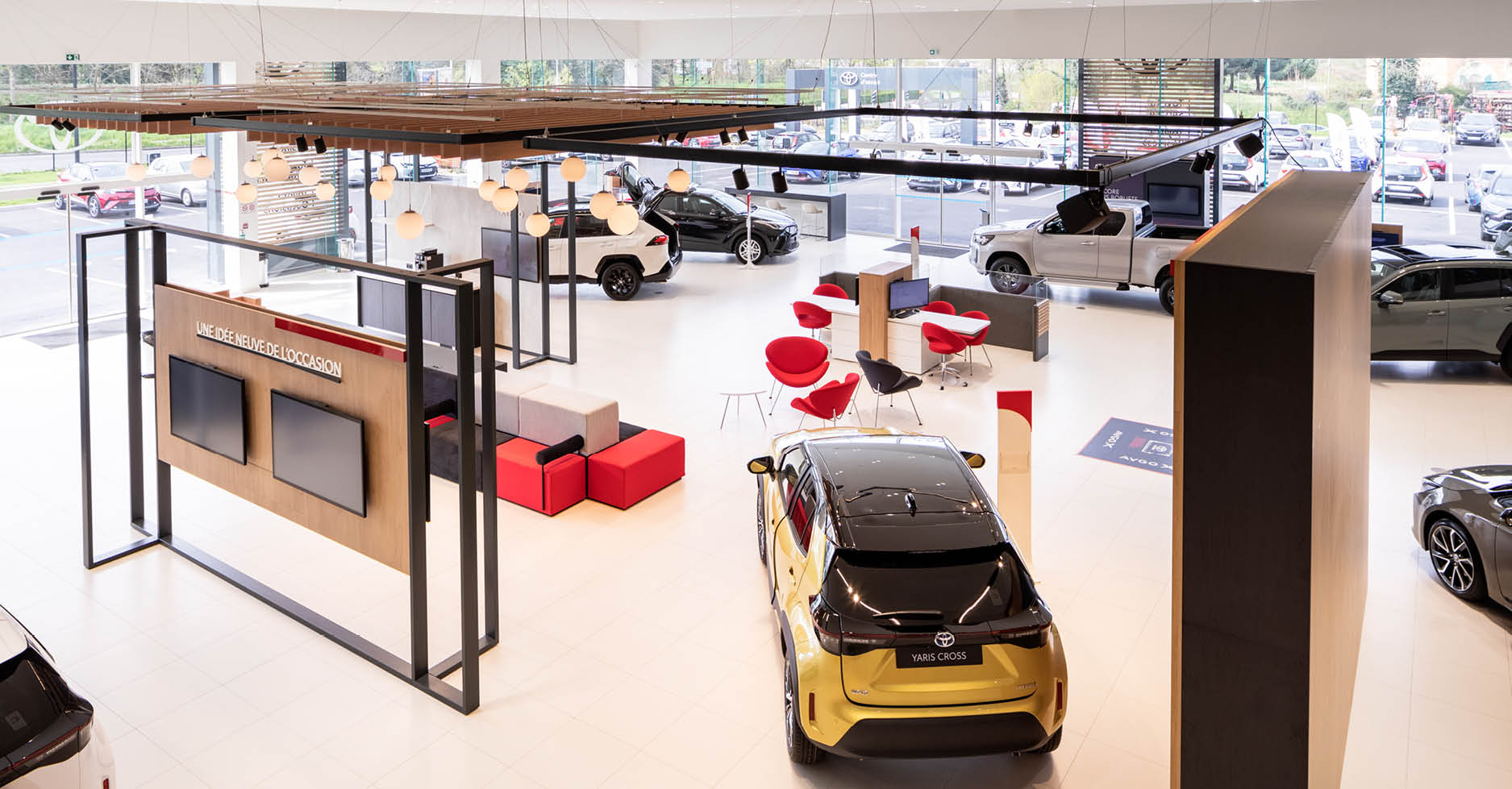 Toyota motors showroom interior