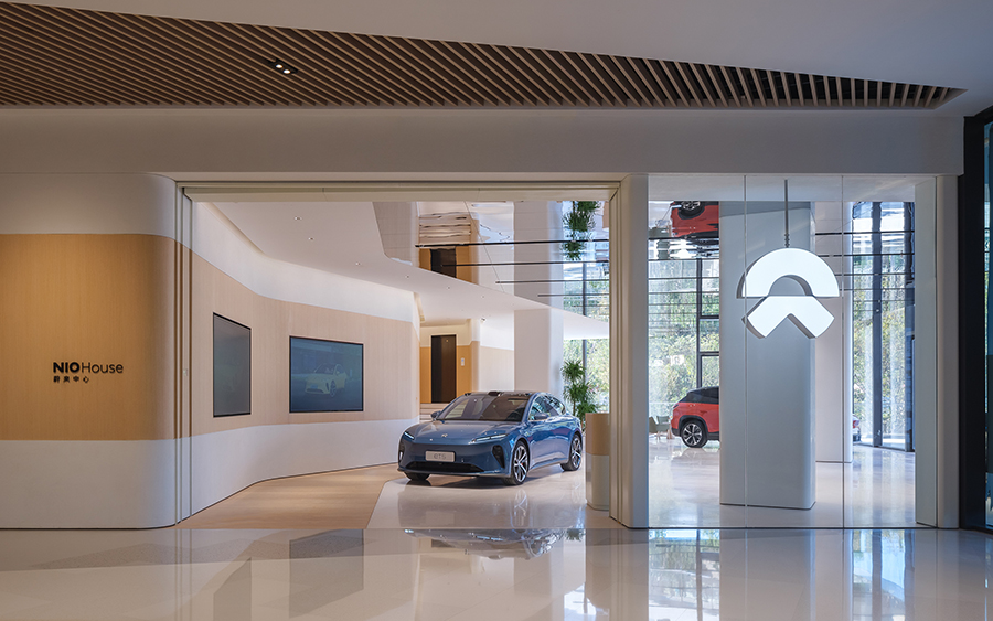 Electric vehicle brand NIO, Jinan