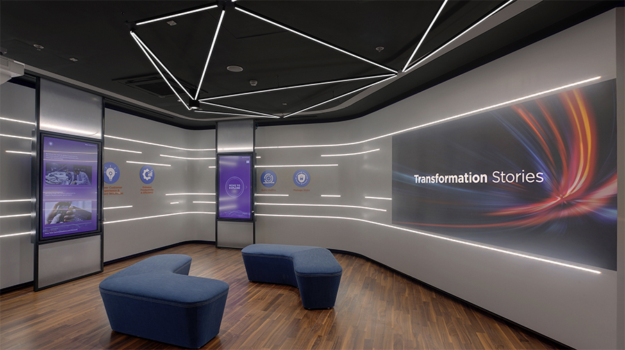 Tata Communications Experience Centre, pic courtesy: LANDOR & FITCH