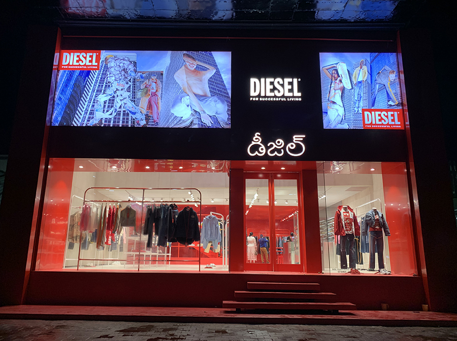 DIESEL ‘India’s first RED & WHITE store'