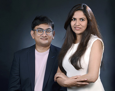 Priyanka Salot & Harshil Salot, Cofounders<br>The Sleep Company