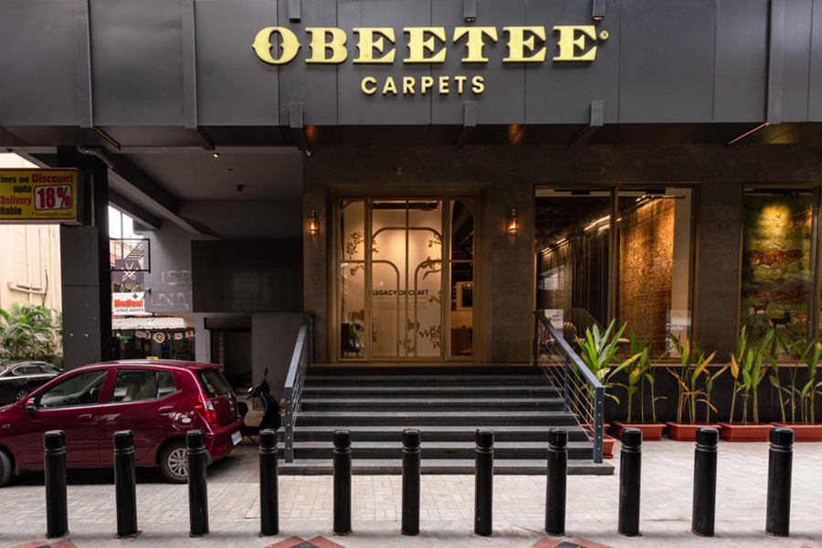 OBEETEE CARPETS, store front, Jubilee Hills, Hydrabad