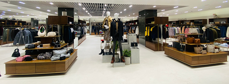 Inside Iconic fashion retail store