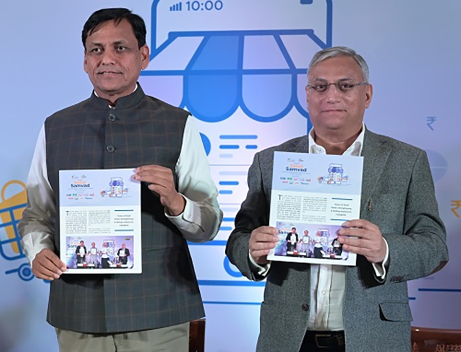 Nityanand Rai, Minister of State for Home Affairs of India along with Arvind Mediratta, MD & CEO of METRO Cash & Carry India  