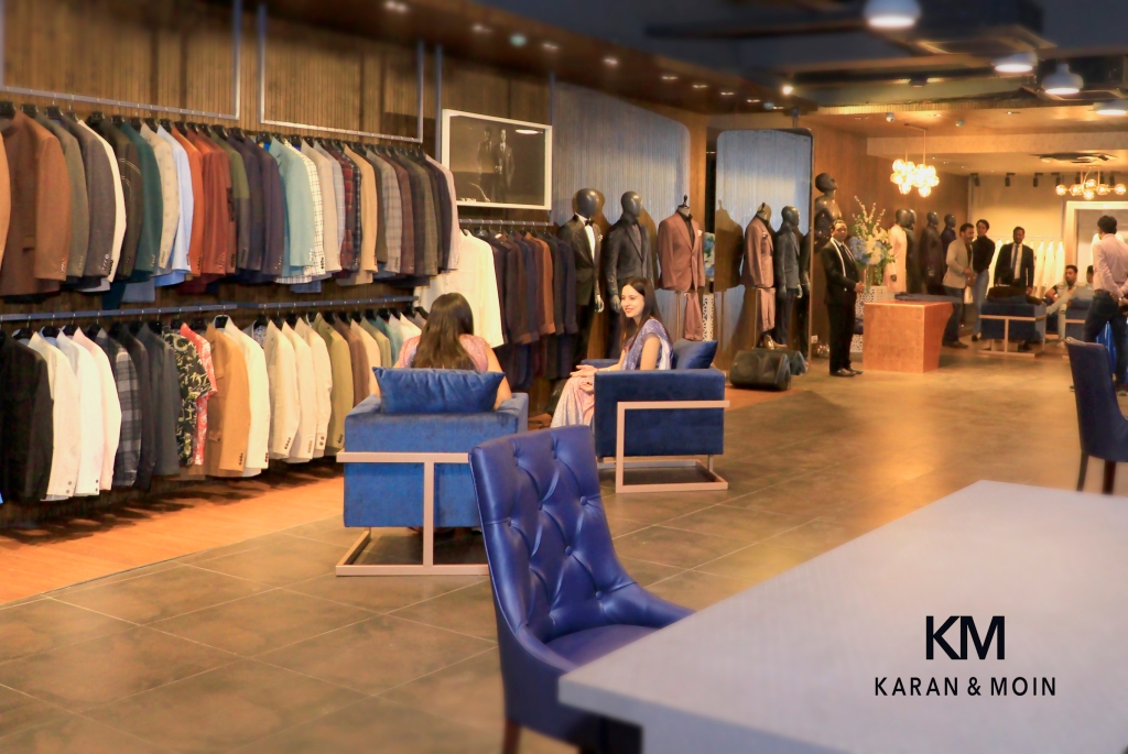 Karan and Moon inside store look