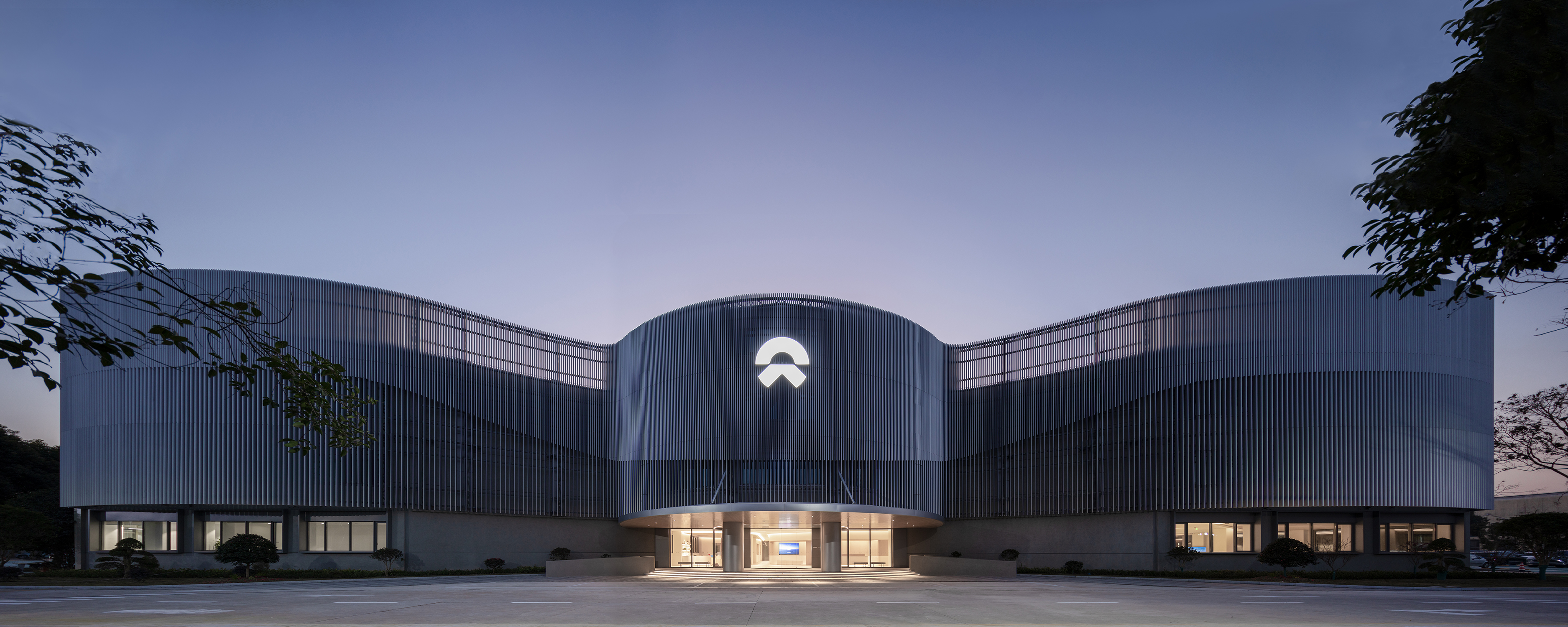 NIO delivery centre designed by Kokaistudios, Shanghai