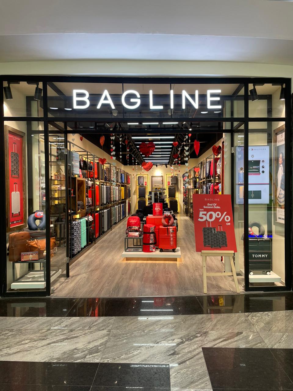 Bagline storefront, Hydrabad