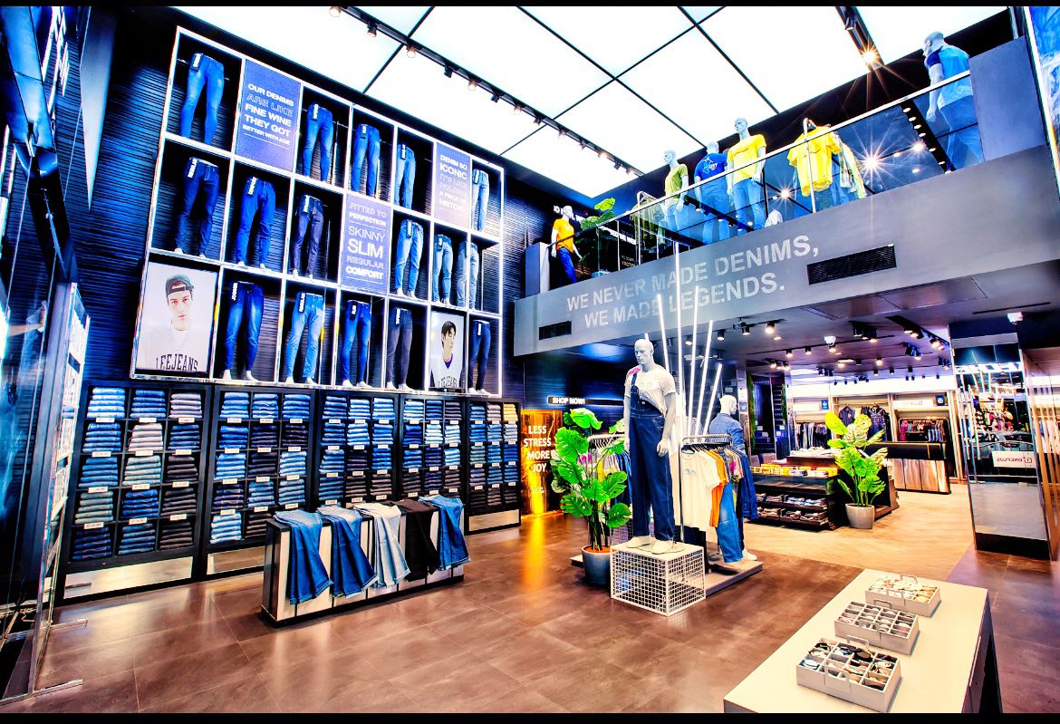 Lee flagship store in Brigade Road Bangalore 