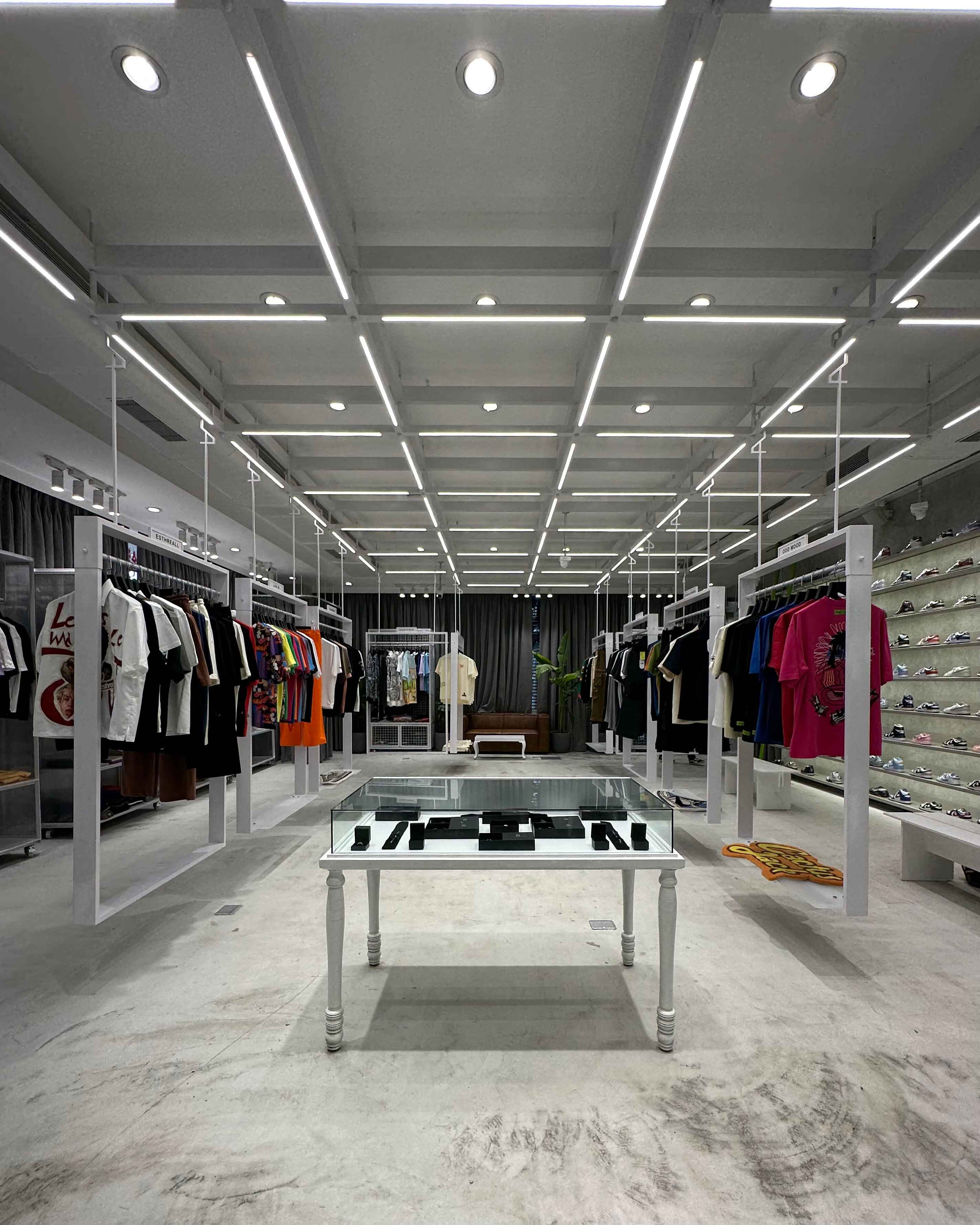 Inside retail store look