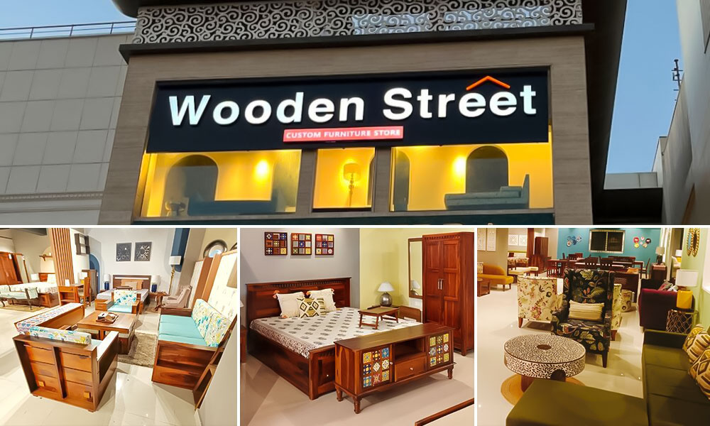 Wooden street custom furniture store