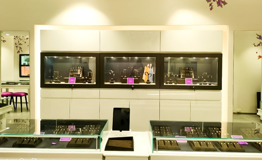 Inside Caratkane look- Jewellery on display