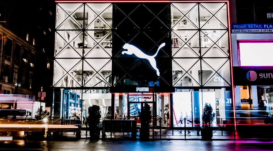 Puma store front look