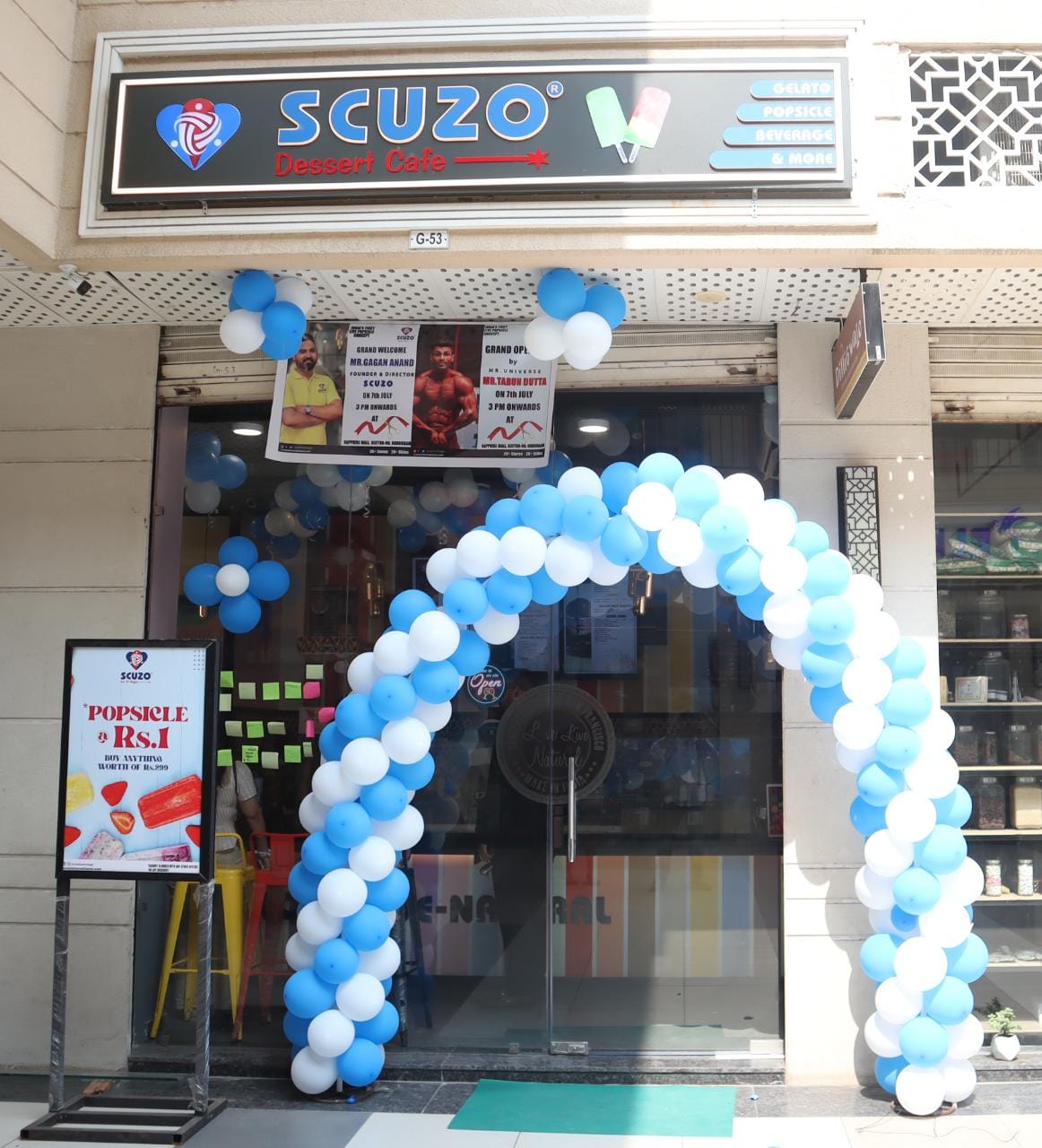 Scuzo Ice ‘O’ Magic  Dessert Cafe Expands with New Outlet in Gurugram.