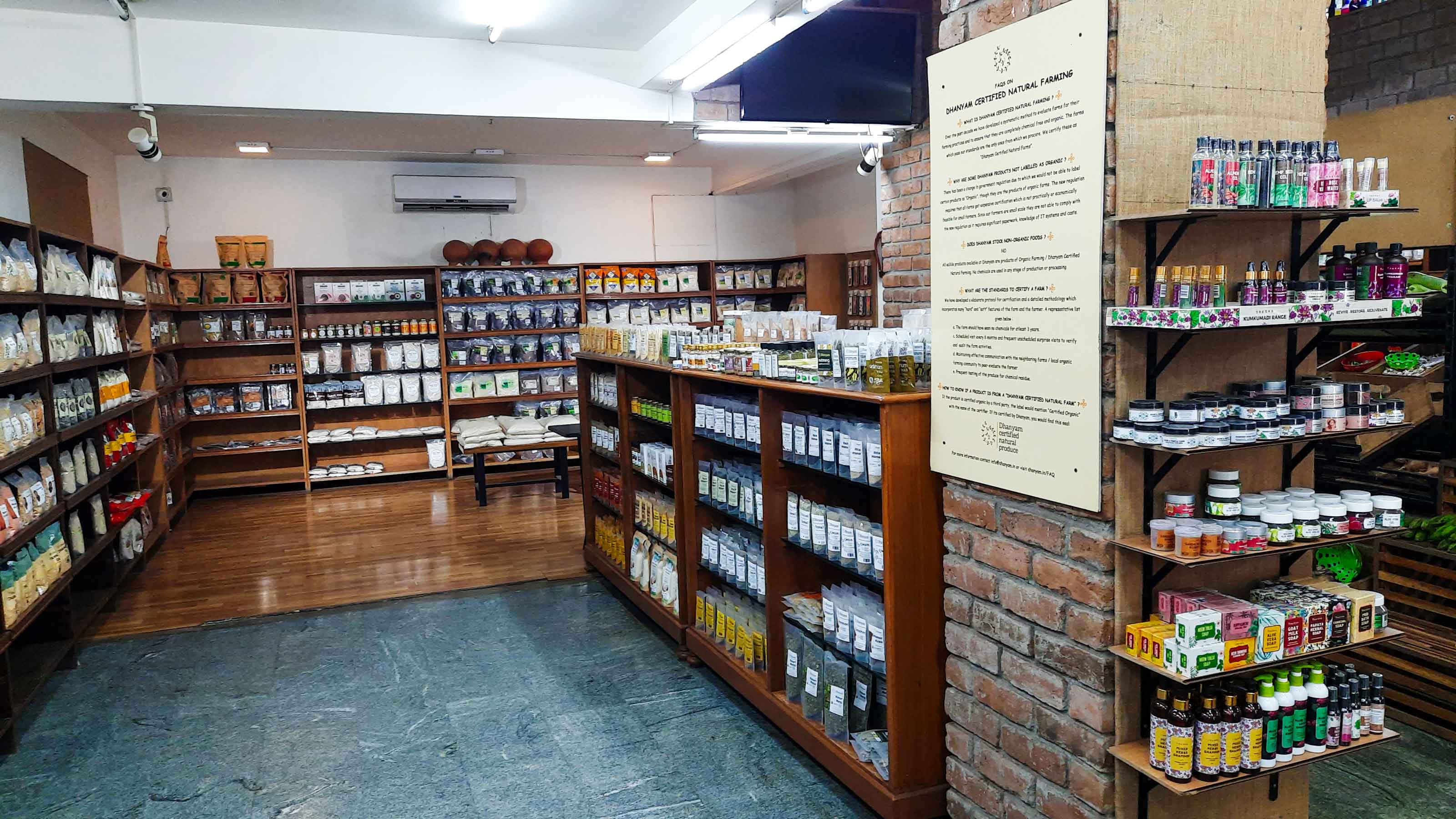 Inside store pic- Products on display
