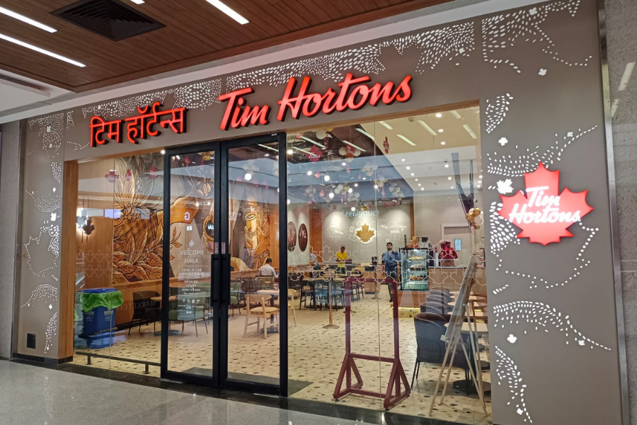 Tim Hortons front store look, Kurla