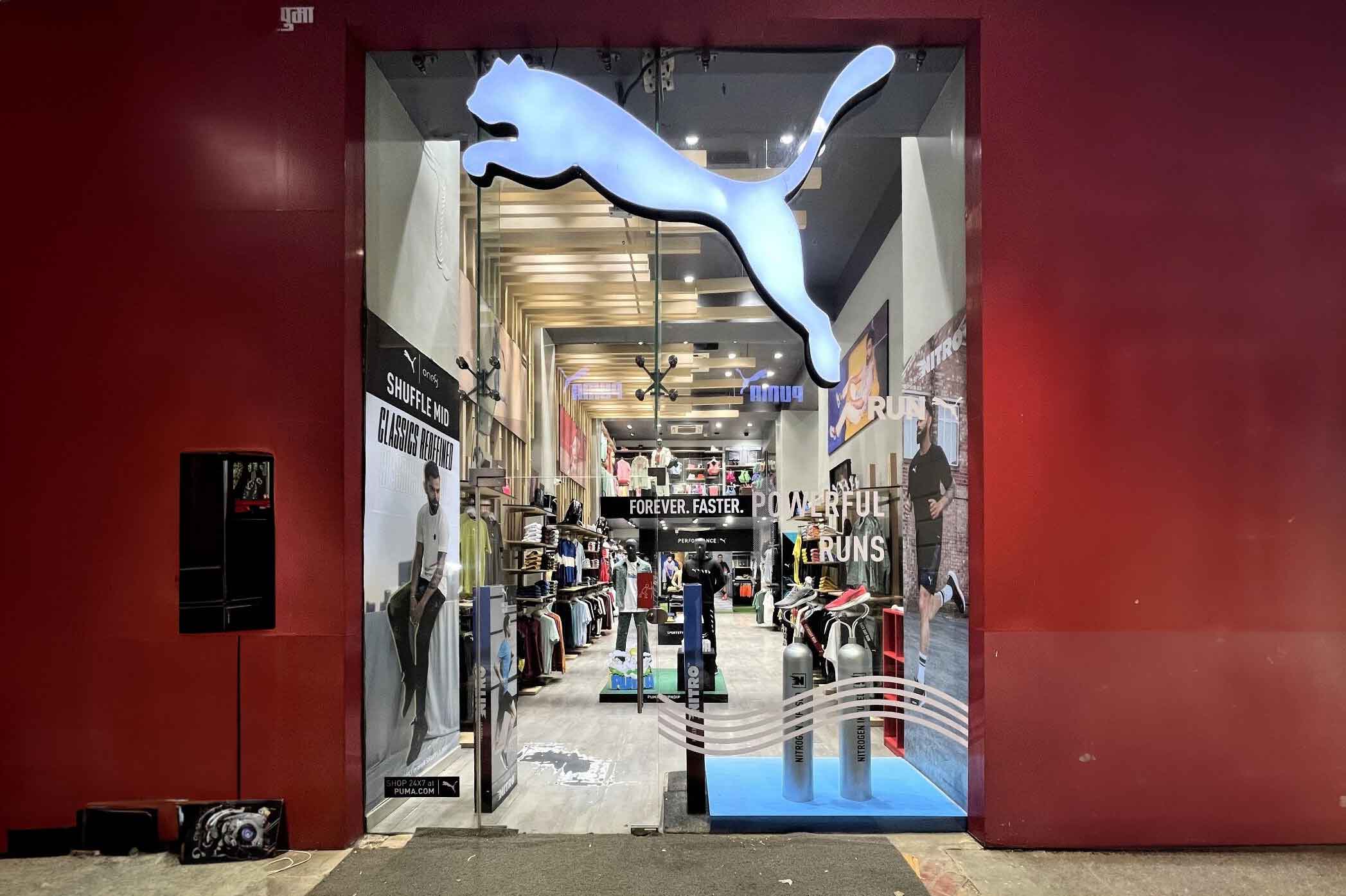 PUMA store at Connaught Place in Delhi, which was the first to receive the IAQ certification