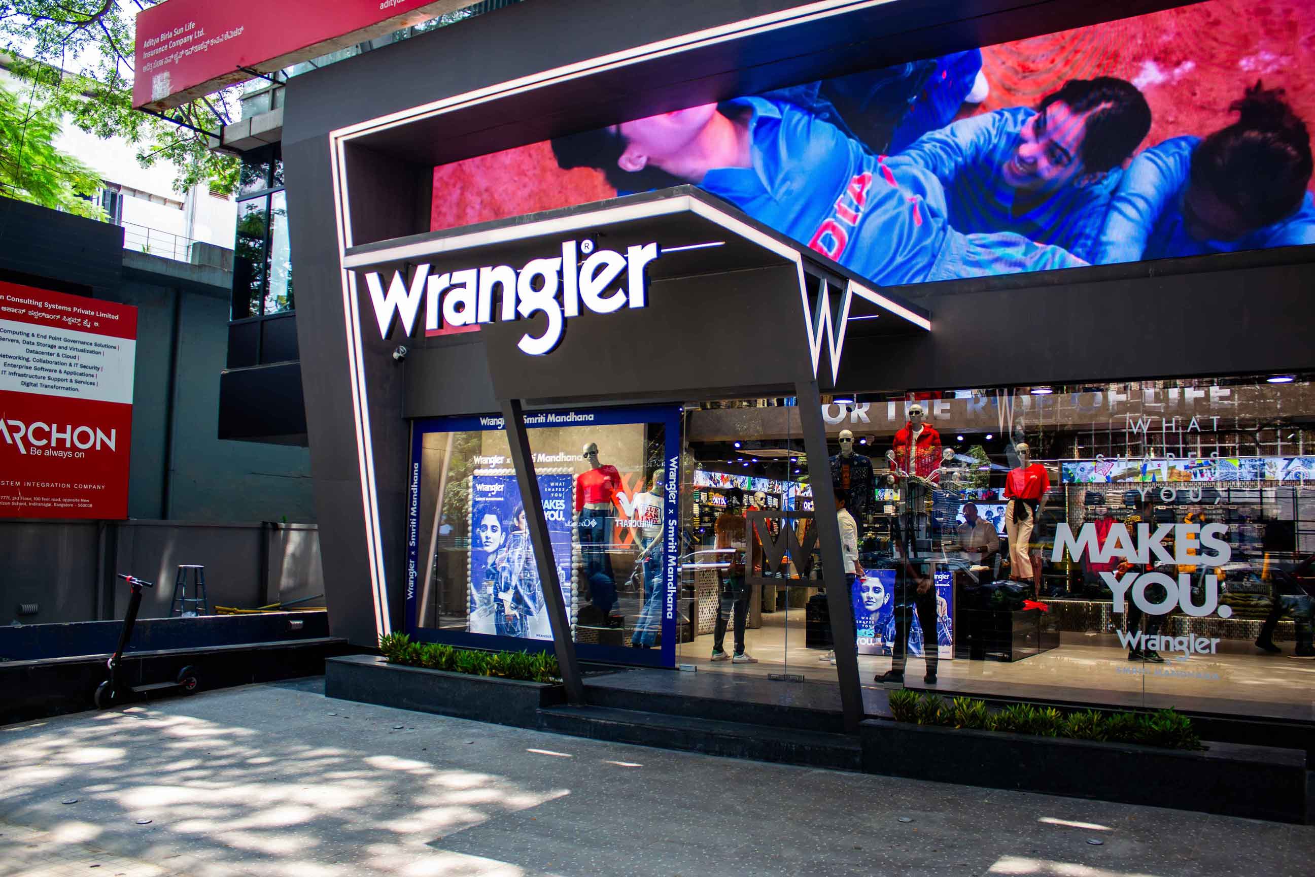 Storefront - widest LED screen in India 