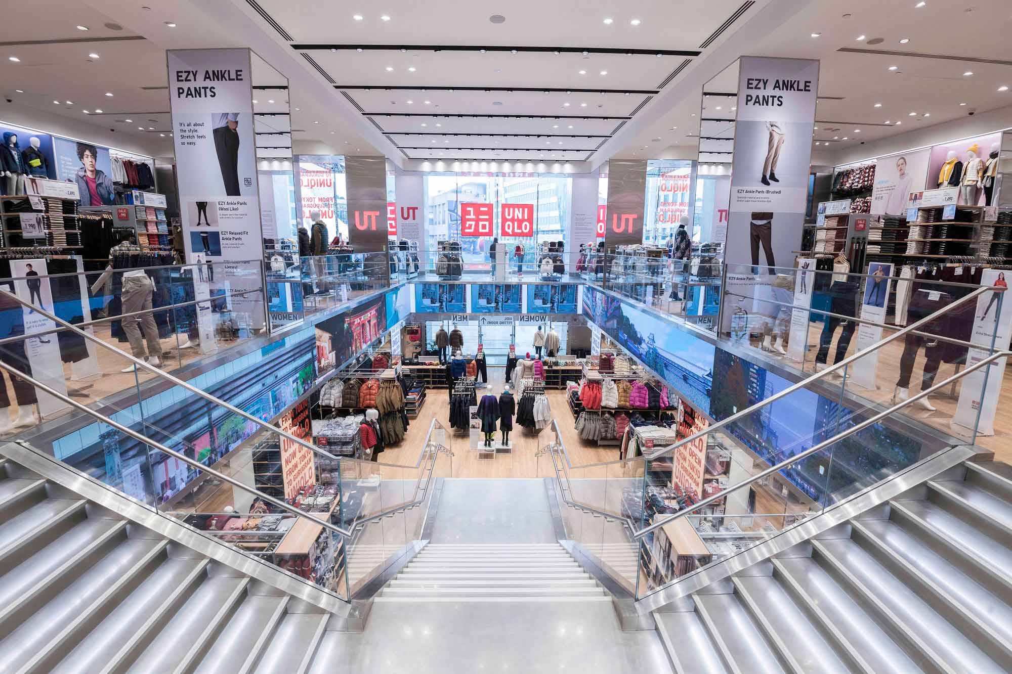 Inside UNIQLO store look