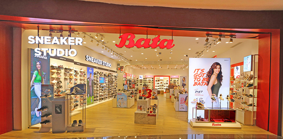 Bata store front look