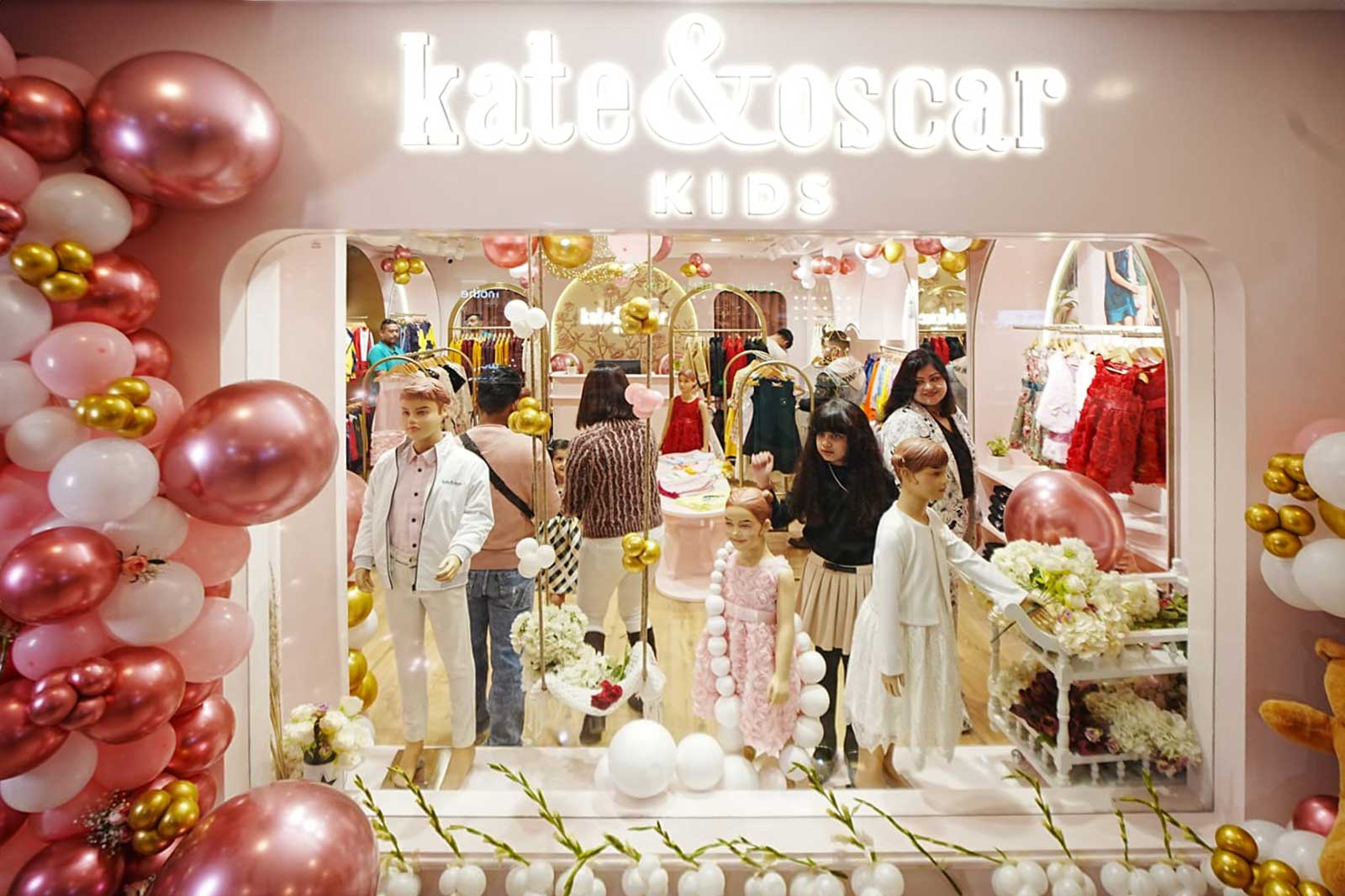 Kate & Oscar kids apparel store look