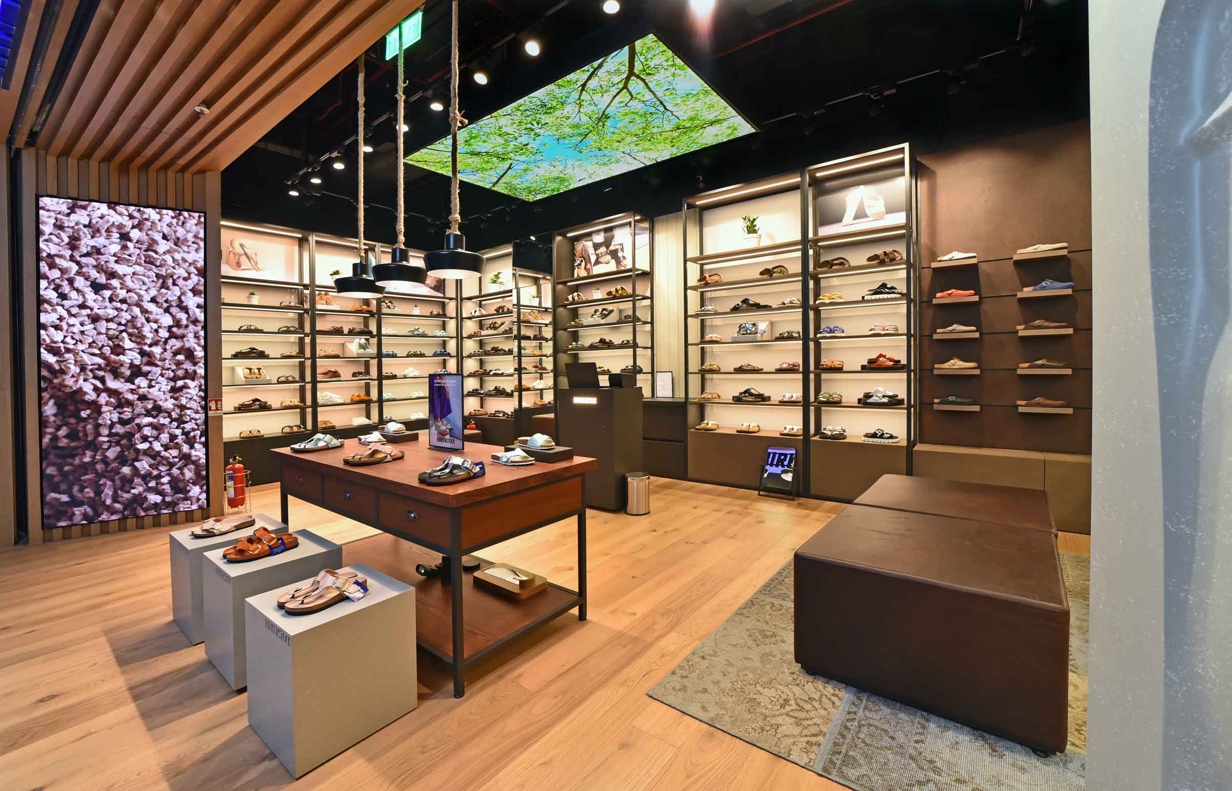 Birkenstock store inside look