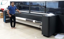 Caterpillar Signs installs latest soft signage printer