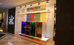 Adidas adds colours to its windows