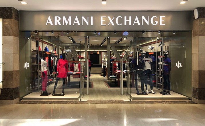 Armani Exchange’s new boutique at Ambience Mall, Gurgaon