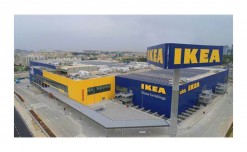 IKEA installs Navigation Tower and Wordmark at its new store site in Navi Mumbai