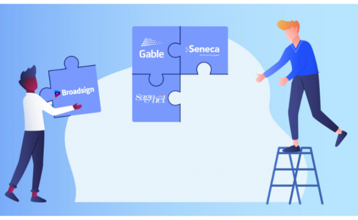 Broadsign teams up with Gable, SageNet, Seneca to deliver in-store marketing platform for multi-brand retailers