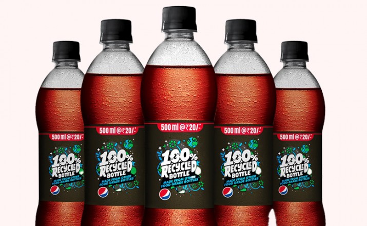 PepsiCo launches 100% recycled plastic bottles, the first in India in Carbonated Beverage category