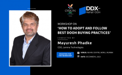 DDX Asia to host workshop on ‘How to adopt and follow best DOOH buying practices’ at Nehru Centre, Mumbai on Dec 9