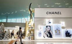 Chanel’s mega duty-free podium at Incheon International Airport