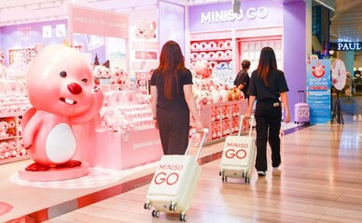 MINISO opens Zanmang Loopy IP-themed store at Singapore’s Jewel Changi Airport