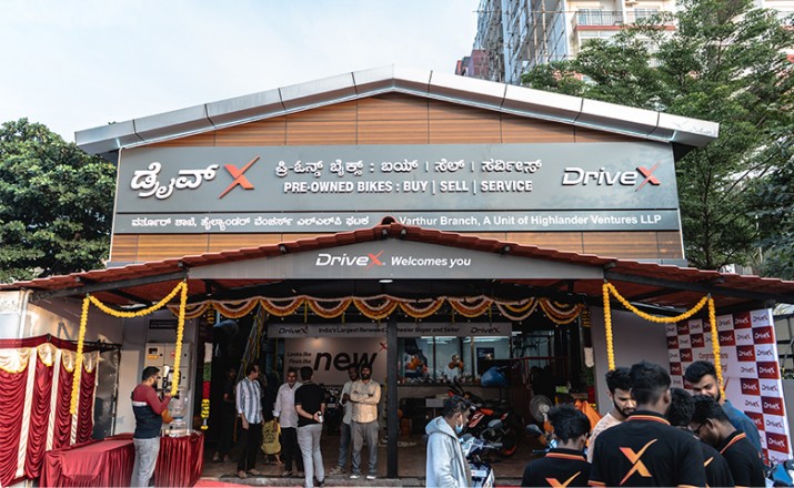 DriveX on store launch spree, launches new one in Bangalore