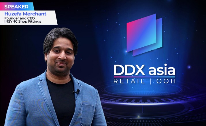 Huzefa Merchant of INSYNC Shop Fittings to address DDX Asia Business Conference
