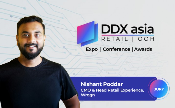 Nishant Poddar, CMO & Head of Retail Experience at Wrogn, joins jury panel of DDX Asia Business Awards