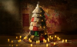 Cocoon Fine Rugs brings Christmas alive with a handcrafted rug tree