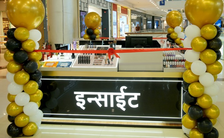 Insight Cosmetics launches its first kiosk in Lake Shore Mall, Thane