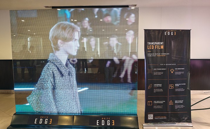 Brite Edge unveils next-gen transparent media solutions for retail & commercial environments