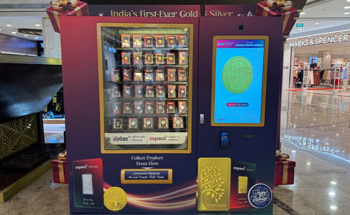 Aspect Bullion expands its vending machine network in Mumbai