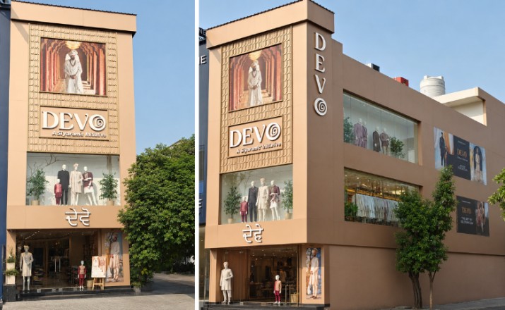 STUDIOJ creates a contemporary retail identity for DEVO in Jalandhar