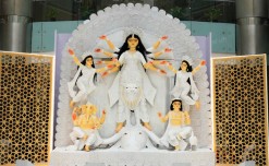 Ambience Mall, Gurugram, Presents a Majestic 14-Foot Installation of Goddess Durga