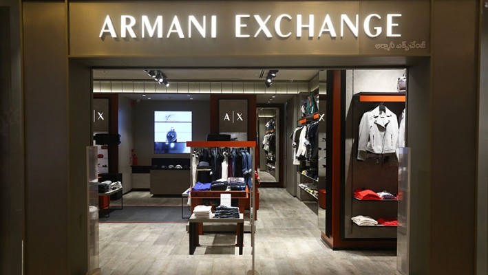 Armani Exchange recently announced the opening of its first store in ...