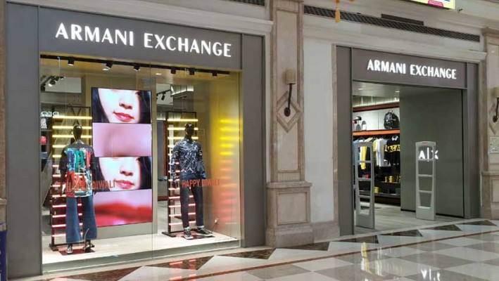 Armani Exchange celebrates Diwali with majestic window displays