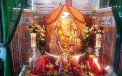 Ganesha visits stores with Good Day